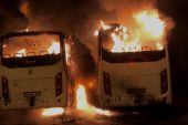 Bursa’da İki Otobüs Alevler İçinde Kaldı, Yaşlı Çift Dumandan Etkilendi