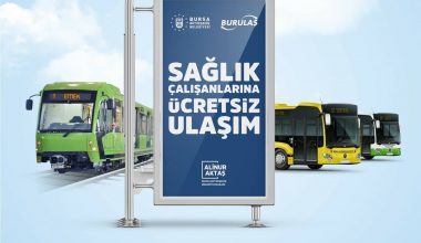 Bursa’da sağlıkçılara ulaşım ücretsiz