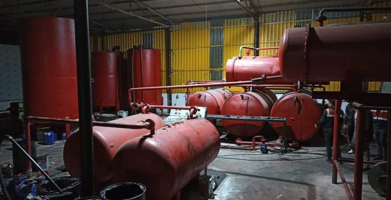 Kestel’de madeni yağlardan kaçak mazot üreten tesise baskın: 31 bin litre mazot ele geçirildi