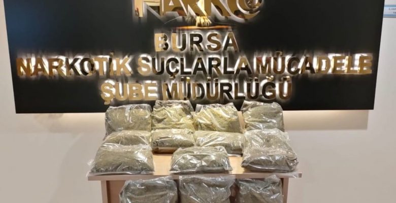 Bursa’da 20 Kilo Uyuşturucu Ele Geçirildi