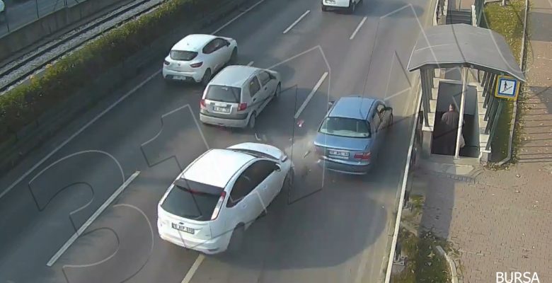 Bursa’da Meydana Gelen Kazalar KGYS Kameralarına Yansıdı