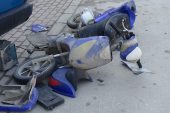 Otomobil İle Elektrik Bisiklet Çarpıştı; 1 Yaralı
