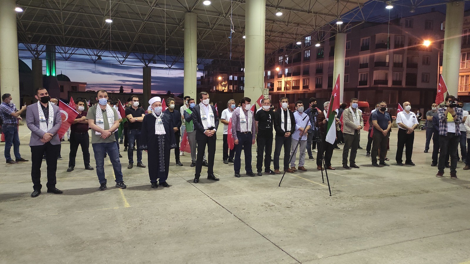 Gürsu Sivil Toplum Kuruluşları Platformu, İsrail zulmünü kınadı. Kapalı pazar