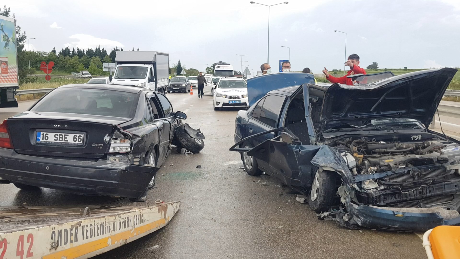 Bursa’da sağanak yağış sonucu