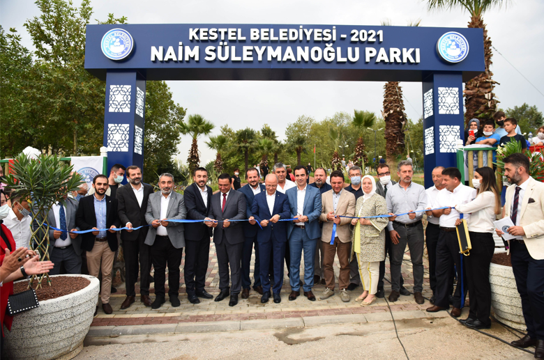 Kestel’de Naim Süleymanoğlu Parkı Hizmete Açıldı