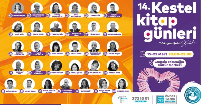 Sevilen Yazarlar ve Yüzlerce Yayınevi 15-22 Mart Tarihlerinde Kestel’de