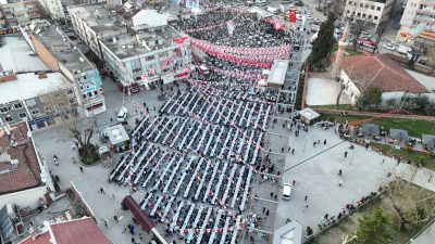 Kestel Belediyesi’nden 9 bin kişilik sokak iftarı