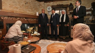 Bursa’da İnegöl’de başlayan Türk Mutfağı Haftası’nın bugün ki merkezi Kestel