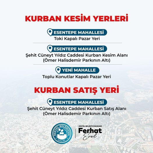 Kestel Belediyesi tarafından yapılan