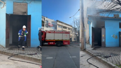 Kestel Vanimehmet Mahallesi’nde trafo yandı. Trafo yangını Şehit komiser Nizamettin