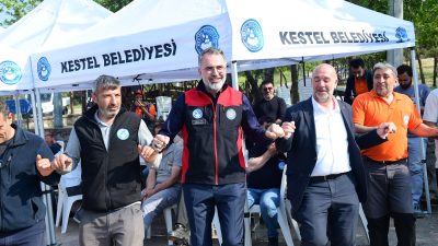 Kestel Belediyesi, 1 Mayıs Emek ve Dayanışma Günü dolayısıyla saha
