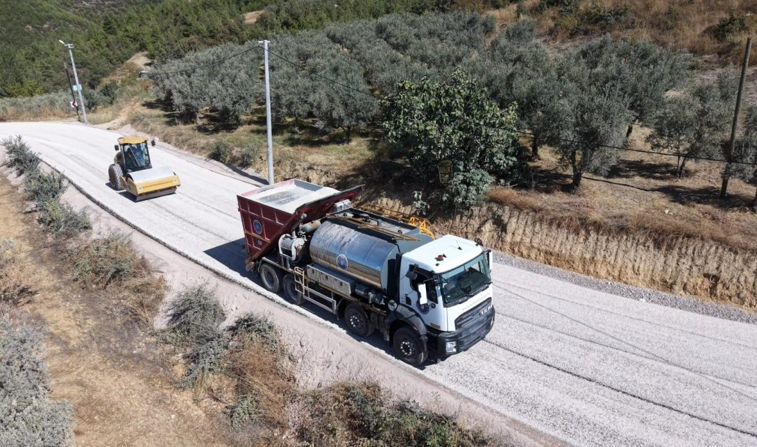 Bursa Büyükşehir Belediyesi, Kestel ilçesine bağlı 4 mahallede 11.500 metre